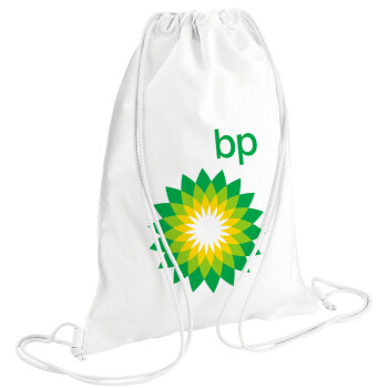 Πρατήριο καυσίμων BP, Backpack pouch GYMBAG white (28x40cm)