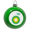 Green Christmas tree ornament bauble 8cm