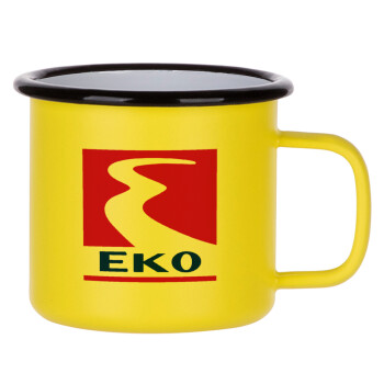 Πρατήριο καυσίμων EKO, Metallic enamel MATT Yellow cup 360ml