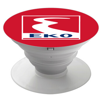 Πρατήριο καυσίμων EKO, Phone Holders Stand  White Hand-held Mobile Phone Holder