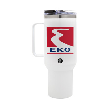 Πρατήριο καυσίμων EKO, Mega Stainless steel Tumbler with lid, double wall 1,2L