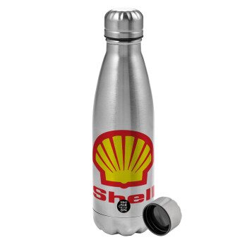 Πρατήριο καυσίμων SHELL, Metallic water bottle, stainless steel, 750ml