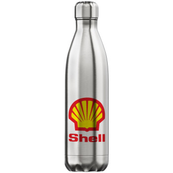 Πρατήριο καυσίμων SHELL, Inox (Stainless steel) hot metal mug, double wall, 750ml