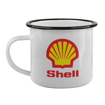 Πρατήριο καυσίμων SHELL, Κούπα εμαγιέ με μαύρο χείλος 360ml