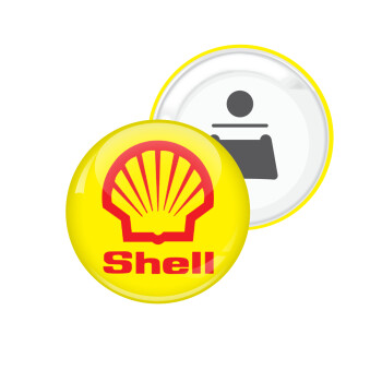 Πρατήριο καυσίμων SHELL, Μαγνητάκι και ανοιχτήρι μπύρας στρογγυλό διάστασης 5,9cm