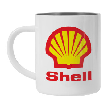 Πρατήριο καυσίμων SHELL, Mug Stainless steel double wall 450ml