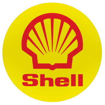 Πρατήριο καυσίμων SHELL, Mousepad Στρογγυλό 20cm