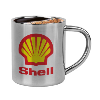 Πρατήριο καυσίμων SHELL, Double-wall metal cup for espresso (220ml)