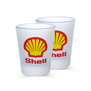 Πρατήριο καυσίμων SHELL, Σφηνοπότηρα γυάλινα 45ml του πάγου (2 τεμάχια)