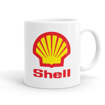 Πρατήριο καυσίμων SHELL, Ceramic coffee mug, 330ml (1pcs)