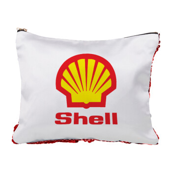 Πρατήριο καυσίμων SHELL, Red sequin cosmetic bag