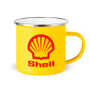 Yellow Enamel Metallic Cup 360ml