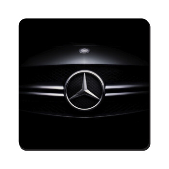 Mercedes car, Τετράγωνο μαγνητάκι ξύλινο 9x9cm