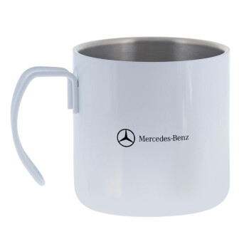 Mercedes small logo, Mug Stainless steel double wall 400ml
