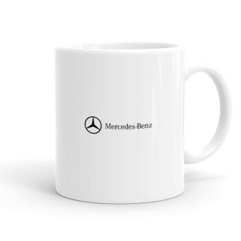 Mercedes small logo, Ceramic coffee mug, 330ml (1pcs)