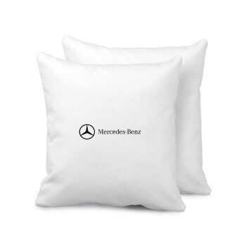 Mercedes small logo, Sofa cushion 40x40cm includes filling