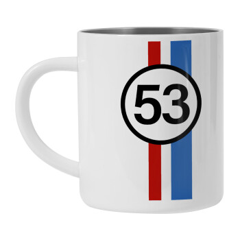 VW Herbie 53, Mug Stainless steel double wall 300ml