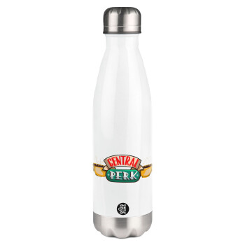 Central perk, Metal mug thermos White (Stainless steel), double wall, 500ml