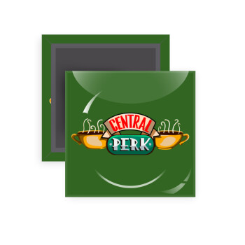 Central perk, Μαγνητάκι ψυγείου τετράγωνο διάστασης 5x5cm