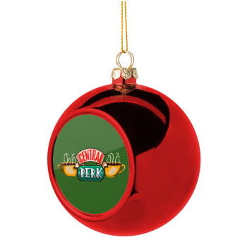 Central perk, Christmas tree ball Red 8cm