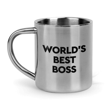 World's best boss, Mug Stainless steel double wall 300ml