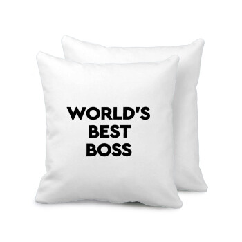 World's best boss, Sofa cushion 40x40cm includes filling