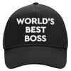 Adult Ultimate Hat BLACK, (100% COTTON DRILL, ADULT, UNISEX, ONE SIZE)