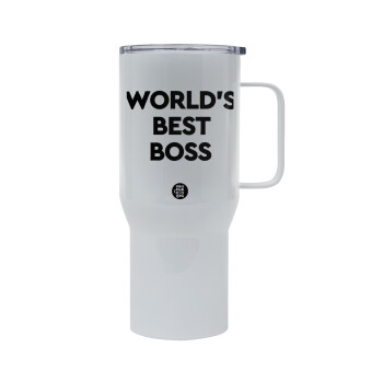 World's best boss, Tumbler με καπάκι, διπλού τοιχώματος (θερμό) 750L