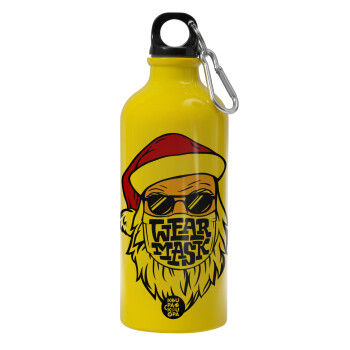 Santa wear mask, Water bottle 600ml