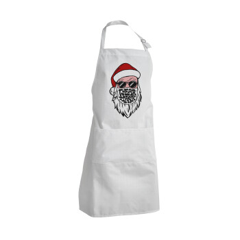 Santa wear mask, Adult Chef Apron (with sliders and 2 pockets)