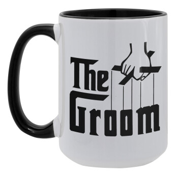 The Groom, Κούπα Mega 15oz, κεραμική Μαύρη, 450ml