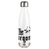 Metal mug thermos White (Stainless steel), double wall, 500ml