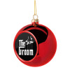 Christmas tree ball Red 8cm