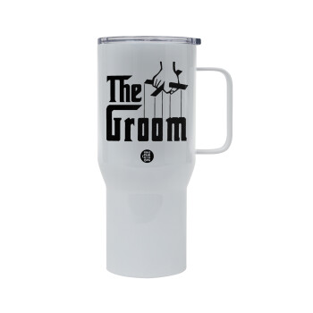 The Groom, Mega Stainless steel Tumbler with lid, double wall 750L