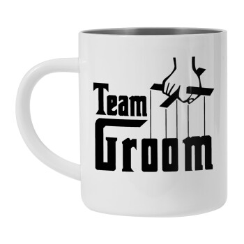 Team Groom, Mug Stainless steel double wall 450ml