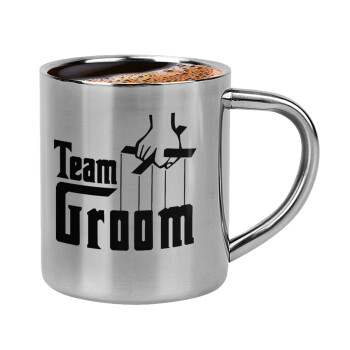 Team Groom, Double-wall metal cup for espresso (220ml)