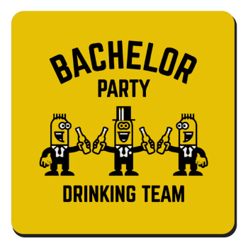 Bachelor Party Drinking Team, Τετράγωνο μαγνητάκι ξύλινο 9x9cm