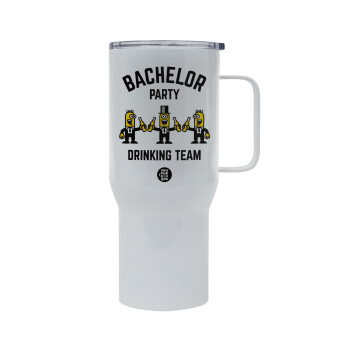 Bachelor Party Drinking Team, Tumbler με καπάκι, διπλού τοιχώματος (θερμό) 750L