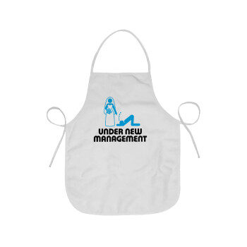 Under new Management, Chef Apron Short Full Length Adult (63x75cm)