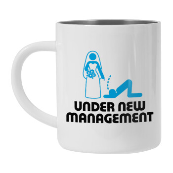 Under new Management, Mug Stainless steel double wall 450ml