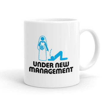 Under new Management, Ceramic coffee mug, 330ml (1pcs)