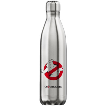 Ghostbusters, Μεταλλικό παγούρι θερμός Inox (Stainless steel), διπλού τοιχώματος, 750ml