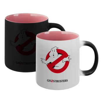 Ghostbusters, Κούπα Μαγική εσωτερικό ΡΟΖ, κεραμική 330ml που αλλάζει χρώμα με το ζεστό ρόφημα (1 τεμάχιο)