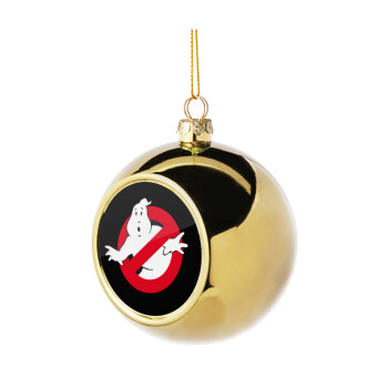 Ghostbusters, Golden Christmas tree ball ornament 8cm