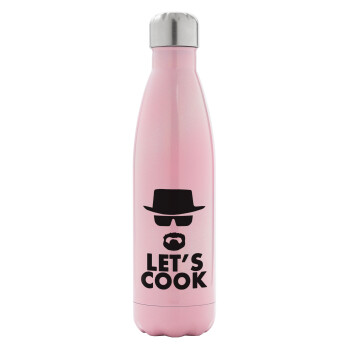 Let's cook, Metal mug thermos Pink Iridiscent (Stainless steel), double wall, 500ml