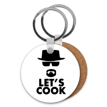 Let's cook, Μπρελόκ Ξύλινο στρογγυλό MDF Φ5cm