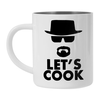 Let's cook, Mug Stainless steel double wall 450ml