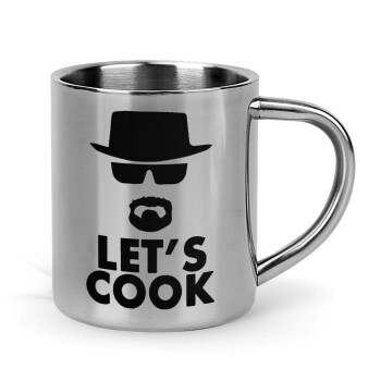 Let's cook, Mug Stainless steel double wall 300ml