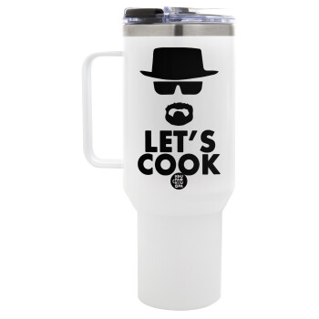 Let's cook, Mega Stainless steel Tumbler with lid, double wall 1,2L