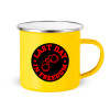 Yellow Enamel Metallic Cup 360ml